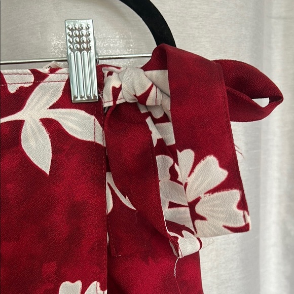 Vintage Hawaiian Floral Wrap Skirt - Picture 2 of 6